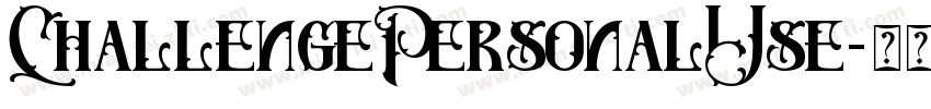 ChallengePersonalUse字体转换