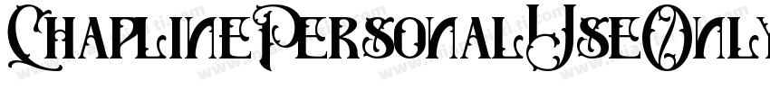 ChaplinePersonalUseOnly-dZOx字体转换