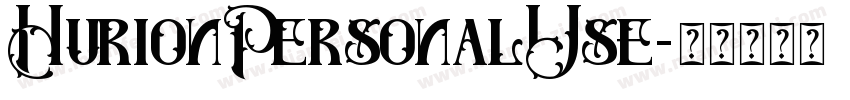 HurionPersonalUse字体转换