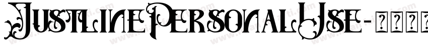 JustlinePersonalUse字体转换