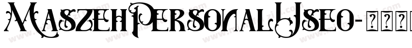 MaszehPersonalUseo字体转换
