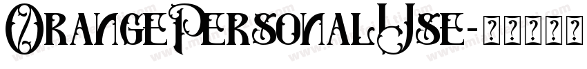 OrangePersonalUse字体转换