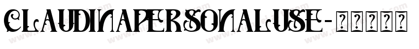 claudinapersonaluse字体转换