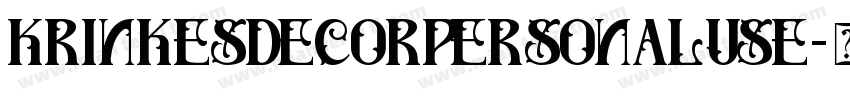 krinkesdecorpersonaluse字体转换