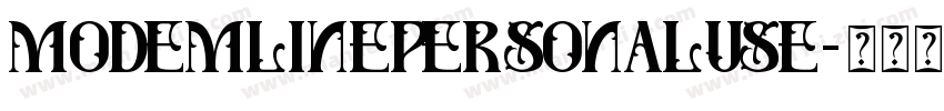modemlinepersonaluse字体转换