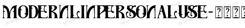 modernlinpersonaluse字体转换