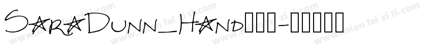 SaraDunn_Hand转换器字体转换