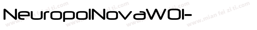 NeuropolNovaW01字体转换