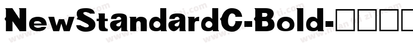 NewStandardC-Bold字体转换