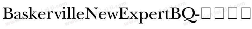 BaskervilleNewExpertBQ字体转换