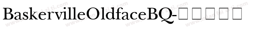 BaskervilleOldfaceBQ字体转换