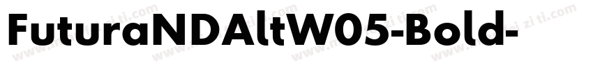 FuturaNDAltW05-Bold字体转换