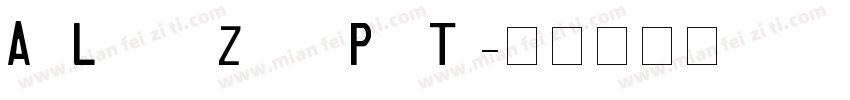 AaLaoieZhaoPaiTi字体转换