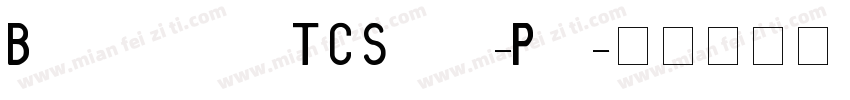 BuckwheatTCSans-Pai字体转换