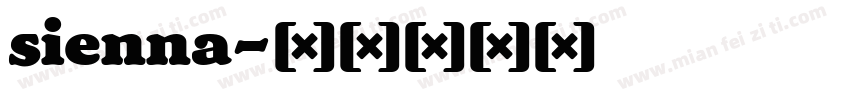 sienna字体转换