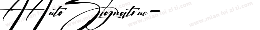 AAutoSignatrue字体转换