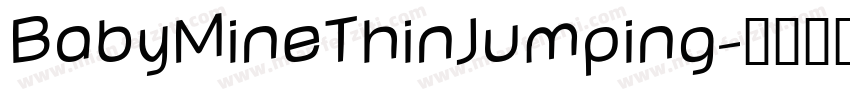 BabyMineThinJumping字体转换