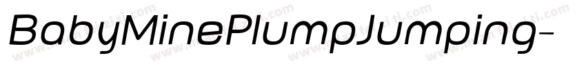 BabyMinePlumpJumping字体转换