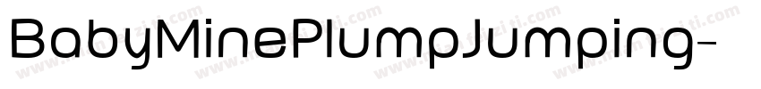 BabyMinePlumpJumping字体转换