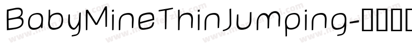 BabyMineThinJumping字体转换