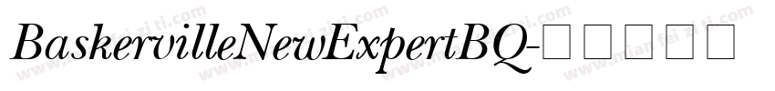 BaskervilleNewExpertBQ字体转换