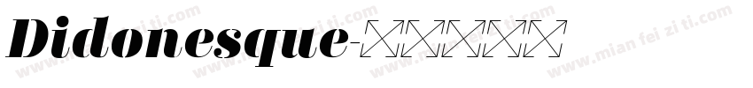 Didonesque字体转换
