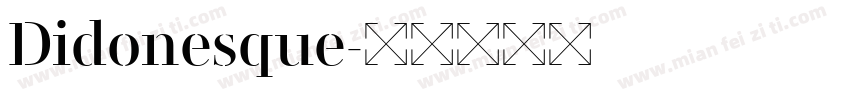 Didonesque字体转换