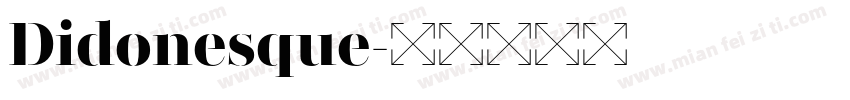 Didonesque字体转换