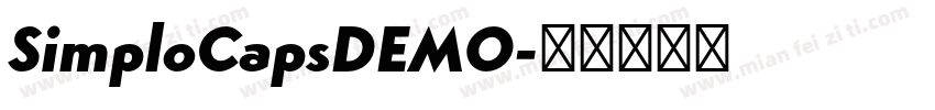 SimploCapsDEMO字体转换