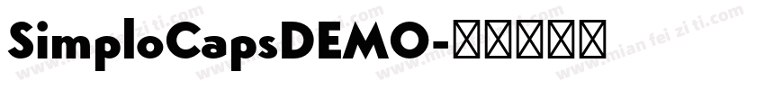 SimploCapsDEMO字体转换