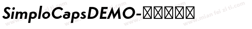 SimploCapsDEMO字体转换