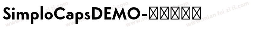 SimploCapsDEMO字体转换