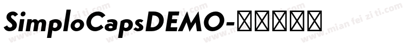SimploCapsDEMO字体转换