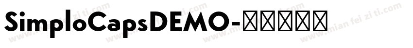 SimploCapsDEMO字体转换