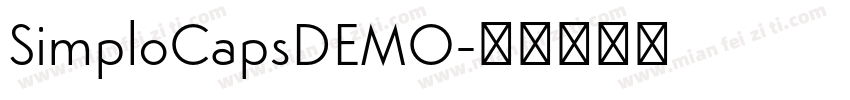 SimploCapsDEMO字体转换