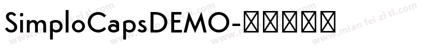 SimploCapsDEMO字体转换