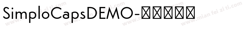 SimploCapsDEMO字体转换
