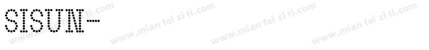 sisun字体转换