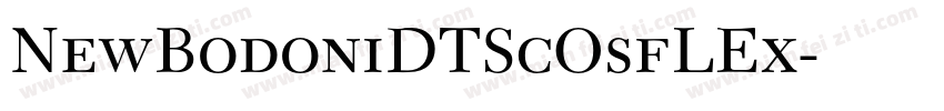 NewBodoniDTScOsfLEx字体转换