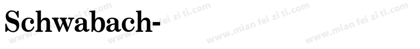 Schwabach字体转换
