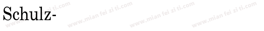 Schulz字体转换