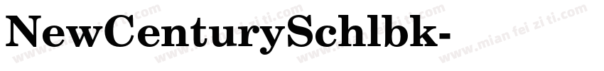 NewCenturySchlbk字体转换