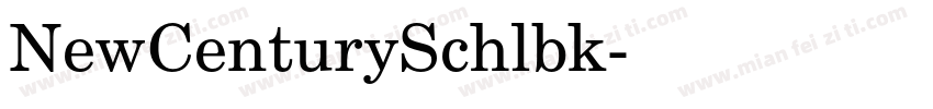 NewCenturySchlbk字体转换