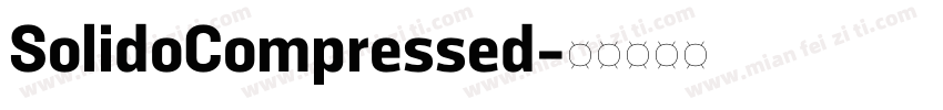 SolidoCompressed字体转换