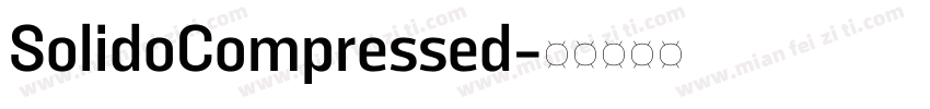 SolidoCompressed字体转换