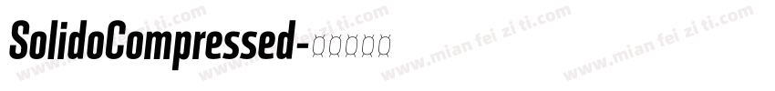 SolidoCompressed字体转换