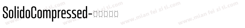 SolidoCompressed字体转换