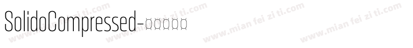 SolidoCompressed字体转换