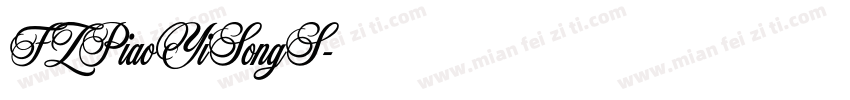 FZPiaoYiSongS字体转换