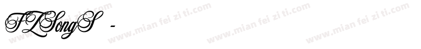 FZSongS字体字体转换